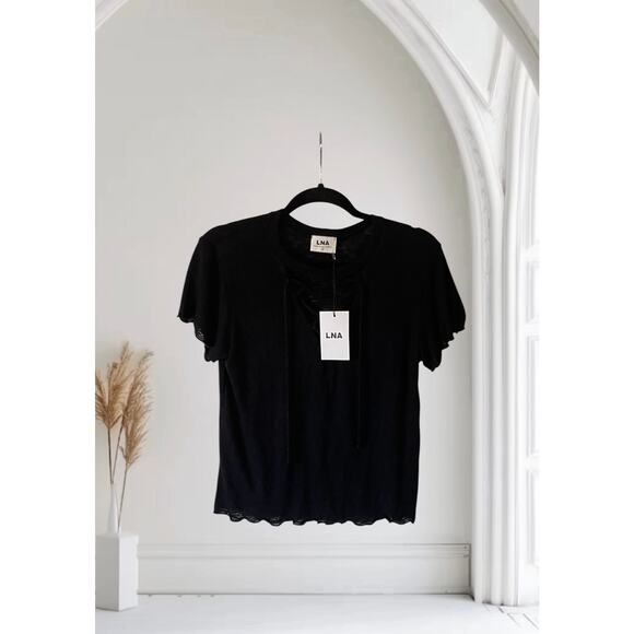 LNA Clothing Black Top Size Small NEW - Picture 1 of 3